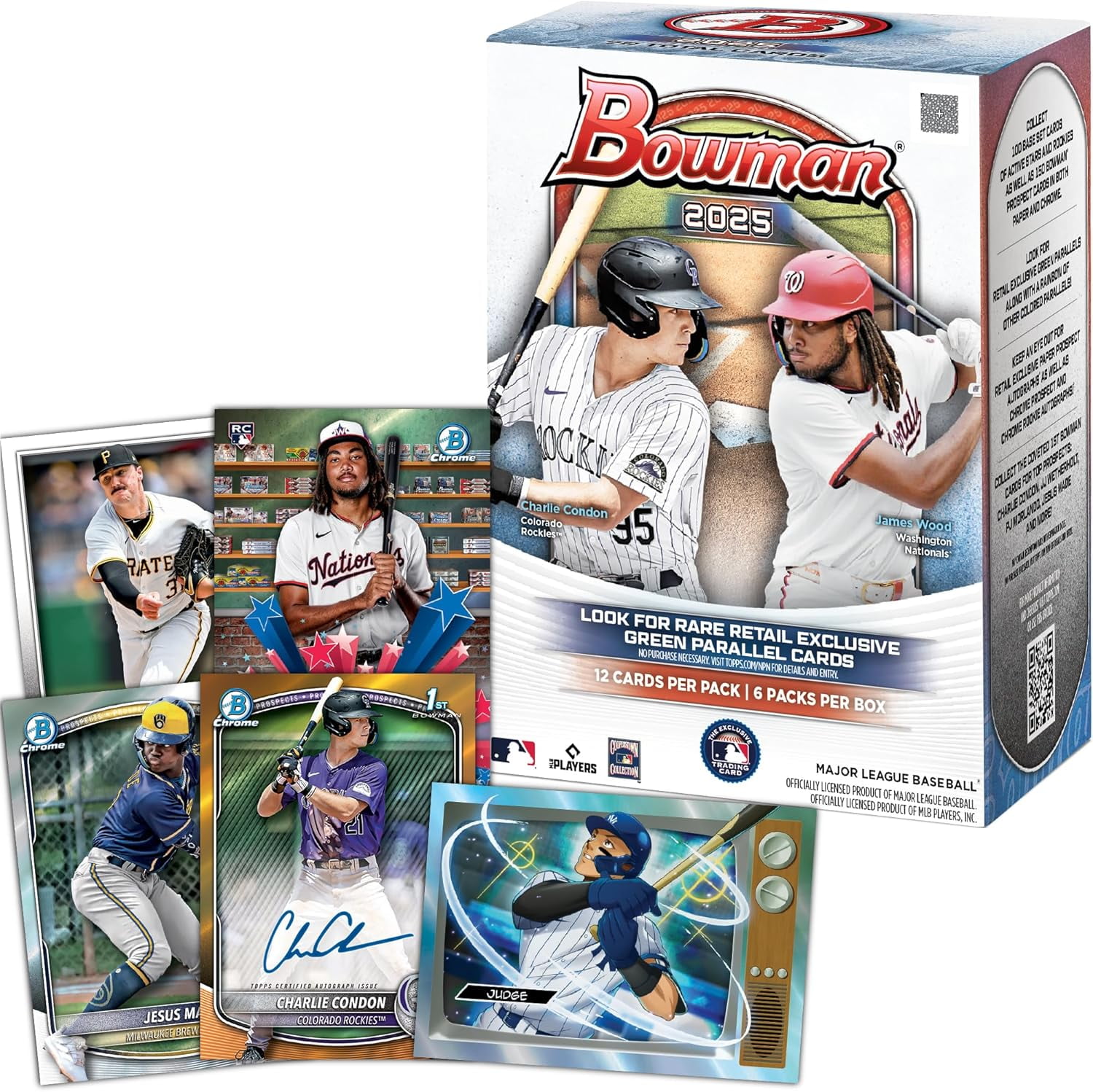 25 TOPPS BOWMAN BASEBALL VBX INNER PACK