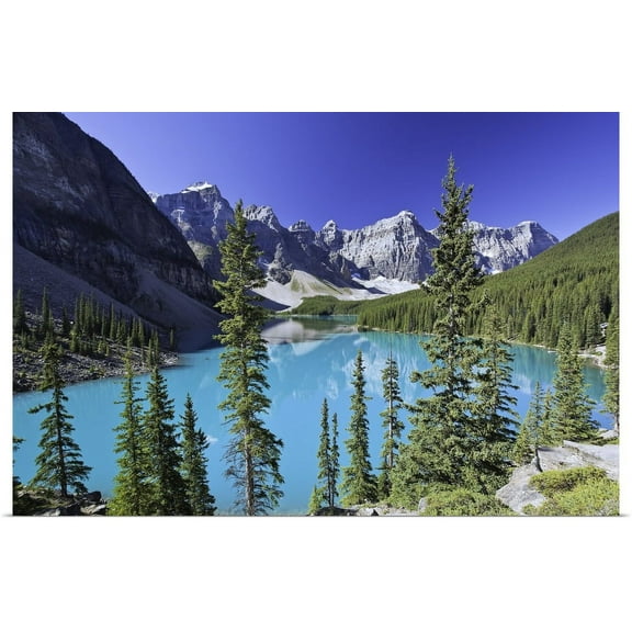 GBC | "Moraine Lake And Valley Of The Ten Peaks, Banff National Park, Alberta, Canada" Art Print - 48x32