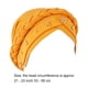 thumbnail image 4 of Qarigey 4 piezas Envoltura para la cabeza Estilos bohemios Cómodos colores surtidos Sombrero de pirata Atractivo suministros de abalorios Diademas para Accesorio para el cabello Amarillo Qarigey AP008789-04B, 4 of 5