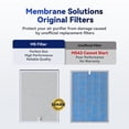 thumbnail image 5 of Membrane Solutions MSA3 Smoke Remover Replacement Filter, Advanced Technology 3-in-1 HEPA Filter for MSA3S MSA3W Air Purifier, Pack of 6, 5 of 9