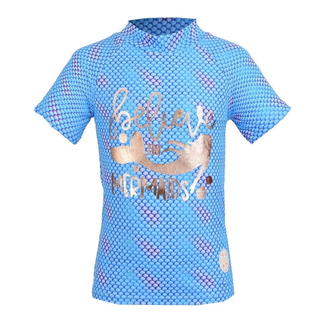 PLAYERA PARA NADAR, MANGA CORTA PARA NIÑA MAUI AND SONS 321633