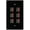 Black - 1 Pack, variant on RiteAV 6 Port Speaker Jack Single Gang Wall Plate for Home Theater - White
