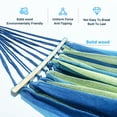 thumbnail image 4 of KEESTP Comfortable 2 Person Hammock with Stand,Ease of Assembly Portable Brazilian Hammock,450lb Capacity - Wideblue, 4 of 7