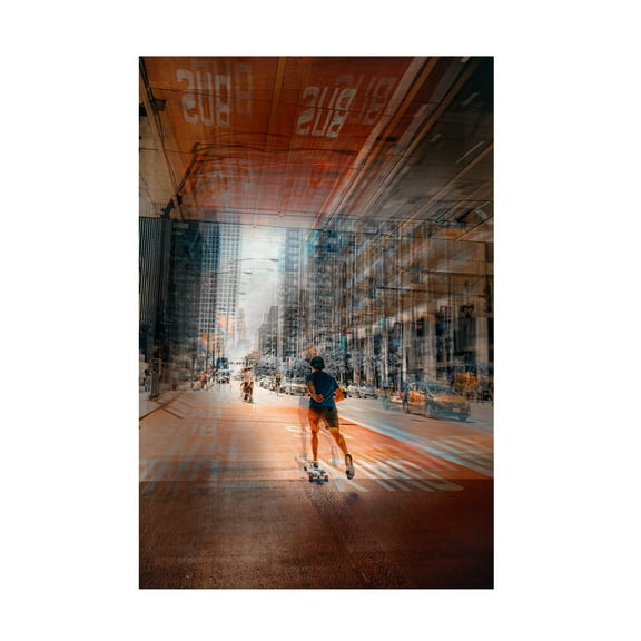 Trademark Fine Art Carmine Chiriaco Around The City Canvas Wall Art