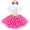 Hot Pink - Polka Dots, variant on Toddler Baby Girls Princess Shiny Sequin Bow Tutu Dress with Headband 3rd Birthday Outfits Cake Smash Party Clothes Set 3 Years Hot Pink