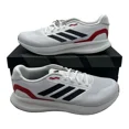 thumbnail image 1 of Ad-id-as RunFalcon 5 Running Shoes Men's Size 11 WIDE White Black Scarlet IE0551, 1 of 6