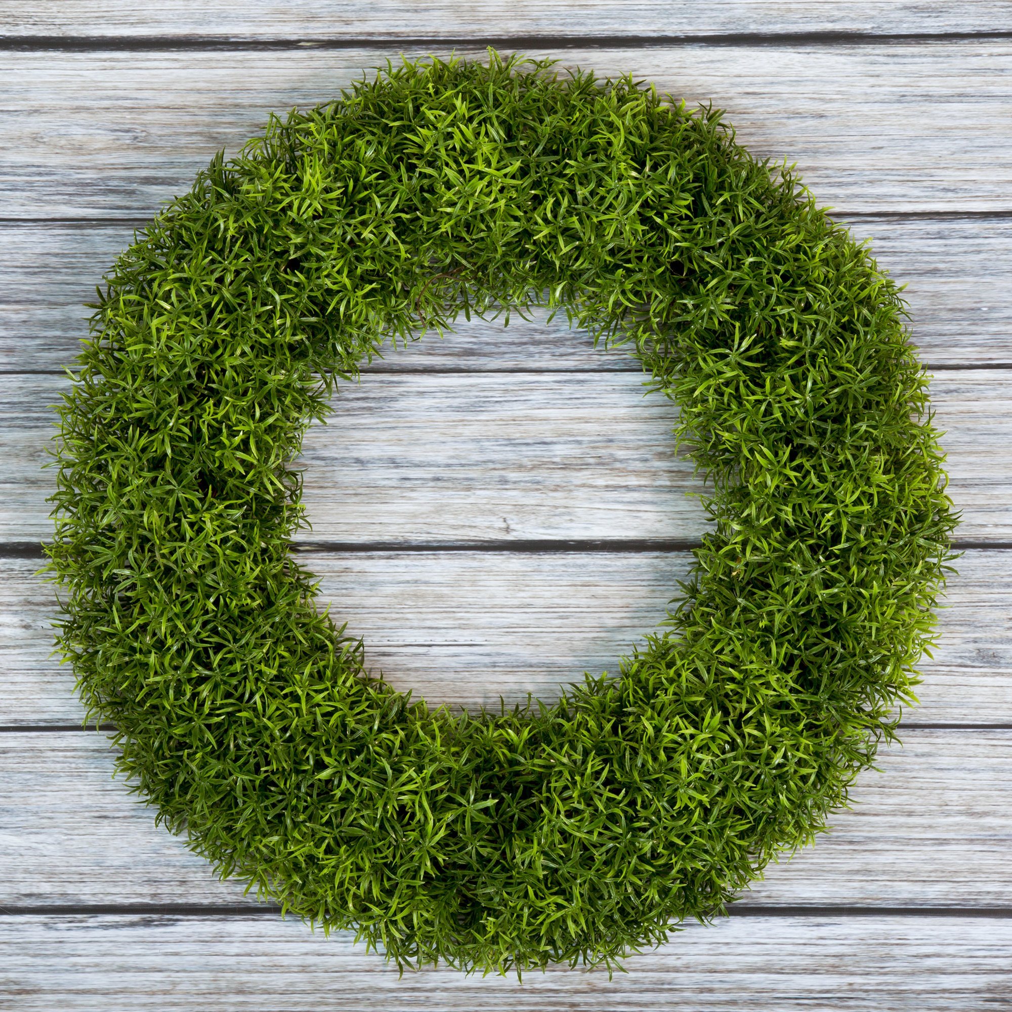 Pure Garden 20-Inch Indoor/Outdoor UV Resistant Artificial Foxtail Wreath