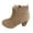 Khaki, variant on Mostsola Suede Ankle Boots for Women High Heel Pointy Toe Side Zipper Fall Short Booties