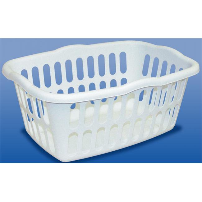 White Rectangular Laundry Basket Pack of 12