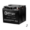 12V 18AH SLA Battery Replacement for Friendly Robotics RL850 - 2 Pack