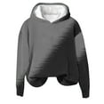 thumbnail image 2 of Xcmzpl Women's Hoodies Basic Color Block Hooded Sweatshirt Fashion Pullover Tops Tunic Long Sleeve T-shirts Fall Clothes, 2 of 4