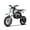 Black/White, variant on SYX MOTO 58cc Kids Mini Dirt Bike - 4-Stroke Gas Pit Bike, Pull Start, Off-Road Bike for Boys & Girls, Blue/White