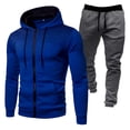 thumbnail image 1 of Body Suits for Men Letter Pattern Long Sleeve Smooth Men's Sports Suit Men Velour Track Suite Mens Racing Swim Suits Men 5 Piece Suit Label for Men Suit Men Shirt Suit Classic Fit Suits for Men Mens, 1 of 2