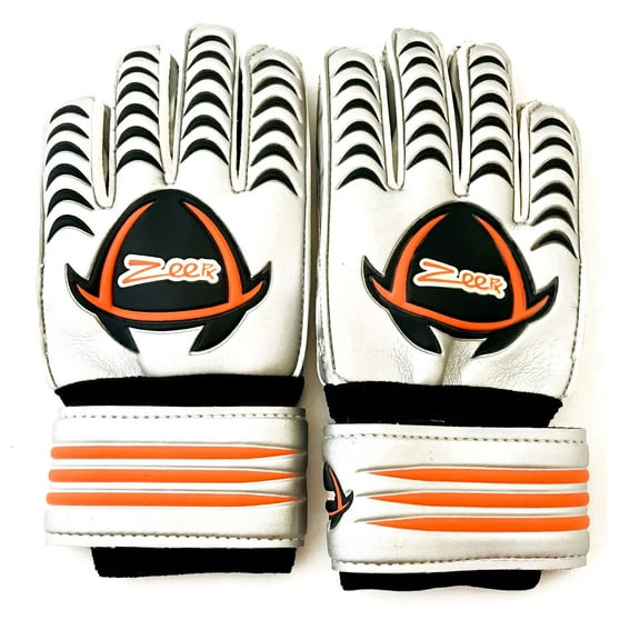 ZEEPK SOCCER GOALIE GLOVES FINGERSAVE S-7 Free Shipping Brand new