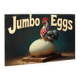 thumbnail image 3 of 500 Piece Rooster And Jumbo Egg Jigsaw Puzzle For Adults Farm Animals Vintage Style Rustic Decor Challenging And Fun Brain Teaser Quality Wooden Pieces Great Gift Idea 20.5X15In, 3 of 6