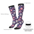 thumbnail image 4 of Yiaed white Skull Flower Print Great elasticity Adult Stockings Sports socks for Men and Women, 4 of 6