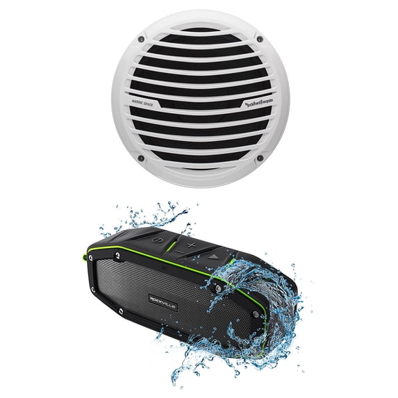 Rockford Fosgate RM112D2 12" 400W Marine/Boat Subwoofer Prime M1 Sub+Speaker