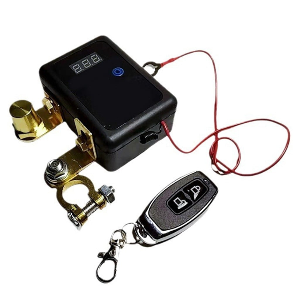 Kill Switch For Car Remote Battery Disconnect Switch 12V 260A With Led Digital Fangkenuo
