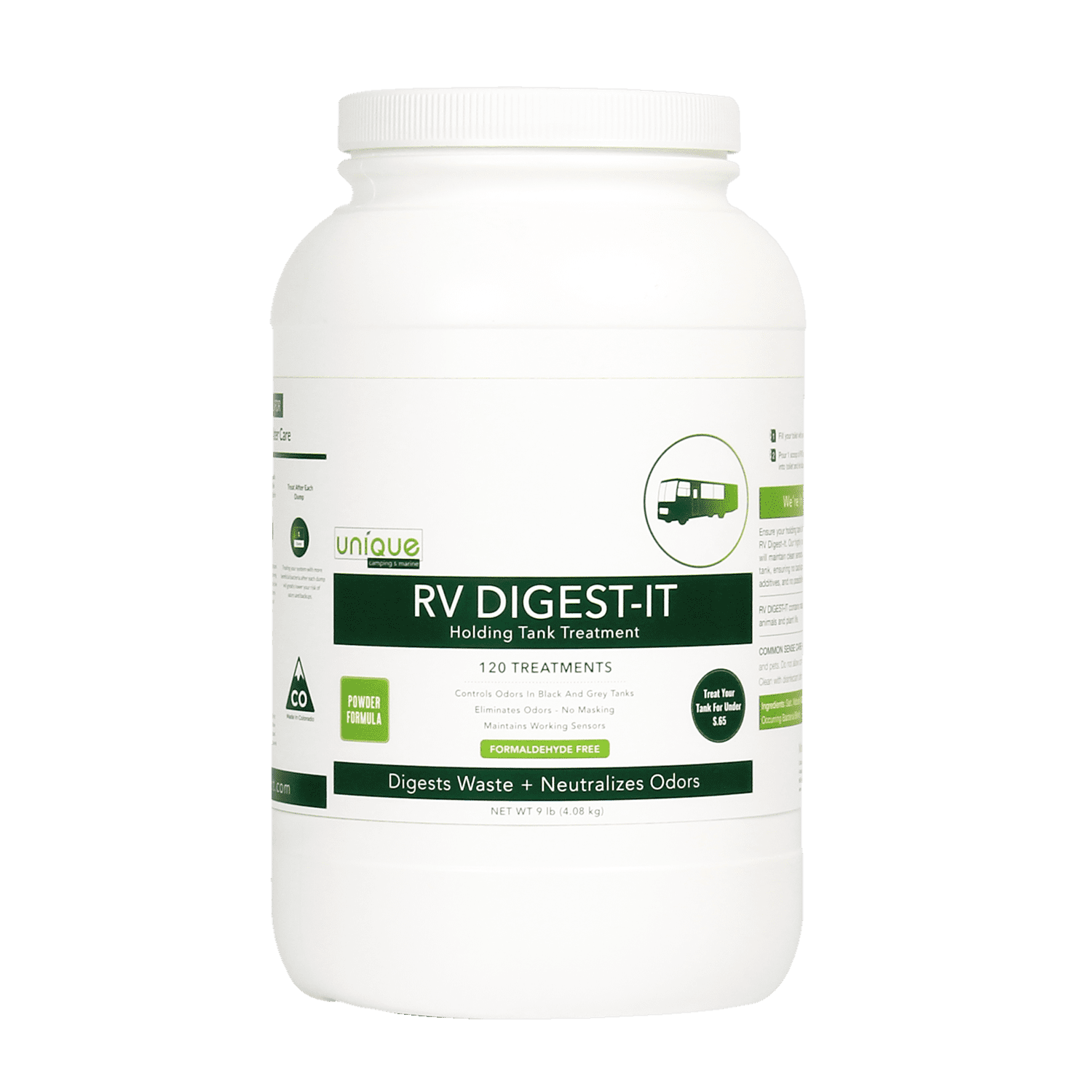 Unique RV DigestIt Holding Tank Treatment 120 Powder Treatments