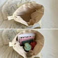 thumbnail image 5 of Straw Bag Large Beach Bag for Women Summer Woven Tote Bag with Zipper Lightweight Shoulder Handbags for Vacation, 5 of 7
