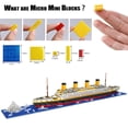 thumbnail image 4 of Set de construcción de maquetas Emeetlinn Titanic Micro Mini Blocks 1860 piezas, 4 of 6