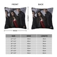 thumbnail image 2 of Vampire Diaries Square Pillow Case Pillow Holder Soft Decorative Pillow Sham Cushion Cases Pillowcase 16"X16", 2 of 7