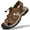 brown, variant on Men Summer Sport Sandals Athletic Beach Water Hiking Shoes Comfort Breathable Casual Non-slip Indoor Outdoor Sandal