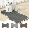 thumbnail image 3 of Pet Feeding Mat,Dog & Cat Silicone Bone Shaped Feeding Mat with Rubber Backing,Non-slip Absorbent Dog Food Mat,Quick Dry Dog Mat for Food and Water Bowl,No Stains Dog Cat Food Mats Indoor, 3 of 7