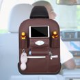 thumbnail image 1 of Organizador De Asiento Trasero De Coche Bolsa para colgar Soporte para tableta Soporte para bebidas con múltiples bolsillos de cuero PU (ordinario), 1 of 7