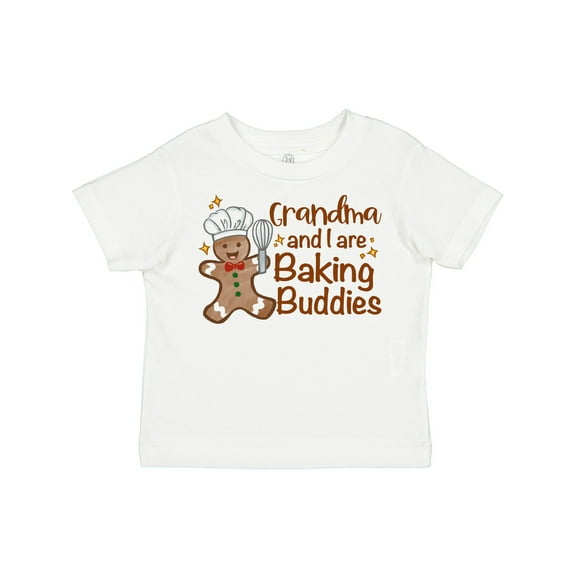 Inktastic Grandma and I Are Baking Buddies Boys or Girls Toddler T-Shirt