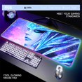 thumbnail image 1 of Jinx League Legends-Alfombrilla de ratón para ordenador portátil, Alfombrilla de ratón de Anime Xxl, teclado RGB, Alfombrilla de Pc, Alfombrilla Xxl LIUWENJING unisex, 1 of 2