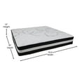 thumbnail image 3 of Capri Comfortable Sleep 12 Inch Foam and Pocket Spring Mattress, King in a Box, 3 of 9