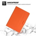 thumbnail image 5 of Dteck Folio Case for Samsung Galaxy Tab A 10.1 2016 SM-T580 T585 (No S Pen version), Slim Fit Book Cover Design Multi-Angle Stand PU Leather Case Cover, Orange, 5 of 5