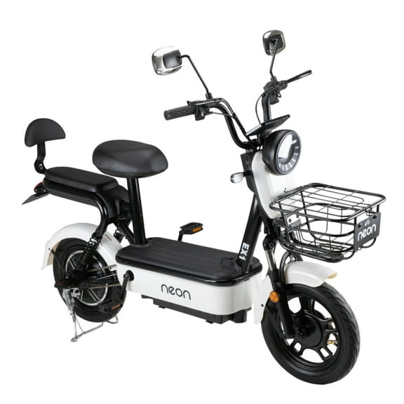 Bicicleta Neon Eléctrica 350w 33km/ Color Blanco