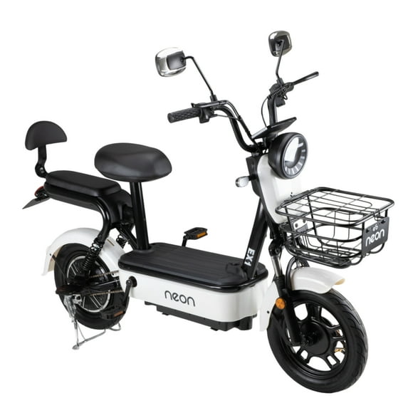 Bicicleta Neon Eléctrica 350w 33km/ Color Blanco