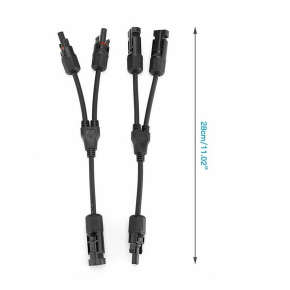 Lefu Câble de Branche en Y pour Panneau Solaire, Rallonge de Connecteur Adaptateur Étanche