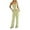 B-Yellow, variant on Women Summer Striped 2 Piece Lounge Sets Cute Strapless Crop Tube Tops High Waist Wide Leg Pants Sets Comfy Pajama Sets B-Yellow