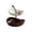 A, variant on Double Layer Cherry-Shaped Ceramic Fruit Bowl,2-Tier Countertop Fruit Basket for Kitchen,Modern Decorative Serving Platter for Fruits,Snacks,Candies