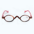 thumbnail image 4 of 3 Pairs of Men Women Small Oval Vintage Reading Glasses 3.00 Classic Spring Hinge Readers +3.00 Strength for Small Face, 4 of 5