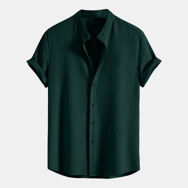 pstuiky camisetas camisas para hombre, Camiseta deportiva de manga corta con cuello en V y secado elástico para hombre, color liso camisas casuales para hombre xxl