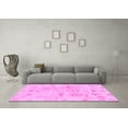 thumbnail image 3 of Ahgly Company Indoor Rectangle Abstract Pink Modern Area Rugs, 5' x 7', 3 of 4
