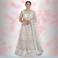 thumbnail image 1 of Mirror work lehenga Choli - Green, 1 of 6