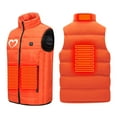 thumbnail image 3 of Kctiaxy Mens Heated Vest Causal Lightweight Sleeveless Heated Jacket USB Electric Constant Temperature Smart Heated Coats Winter Outdoor Camping Warm Jacket Vests Without Battery, 3 of 7
