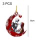 thumbnail image 2 of Placa decorativa colgante de Navidad de 3 piezas, colgante acrílico, 2 of 5
