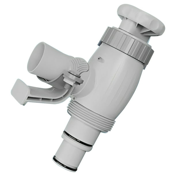 Adaptador Manguera para Piscina Elevada Con Válvula Émbolo Y Soporte para Tubería Accesorios para Piscinas Con Válvula Émbolo Dos en (1 Paquete) Pedido Enviado Y Enviado 2.ª Generación