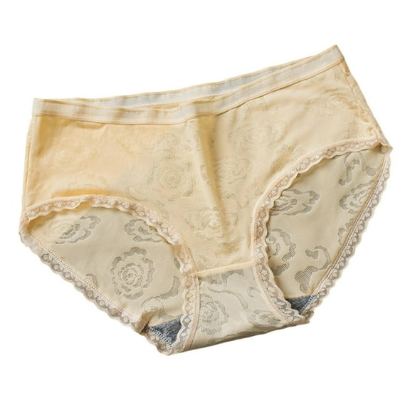 Lopecy-Sta Women's Briefs Firm Control Shapewear Brief with Lace Comfortable High Waist Underwear for Women