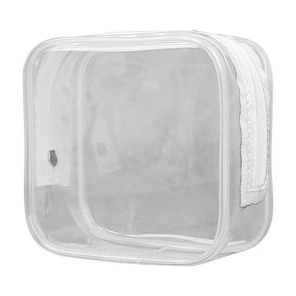 SPOORYYO Clear Makeup Bag,Transparent Cosmetic Bag Large Capacity High Value Outdoor Portable Travel Wash Storage Bag