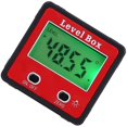 thumbnail image 2 of Medida de ángulo Medidor de ángulo horizontal Inclinómetro digital, Caja de nivel electrónico digital Herramientas de medición de base magnética,Red500g, 2 of 5