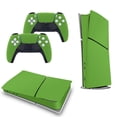 thumbnail image 4 of Skin Sticker for PS5 Slim / Pro / Standard Disc / Digital Edition Console and Controllers Decals for PlayStation 5 Green RYB, 4 of 5