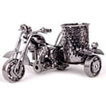 thumbnail image 3 of Portalápices vintage/portabotellas, modelo moto metal, organizador de mesa-regalo creativo Ormromra LKX-1608-1, 3 of 6